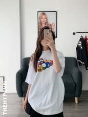 DREW TEE - Áo Drew Billiards (White) [Mirror Quality]