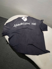 ÁO THUN SAINT MXXX ANNIHILATE LOG PRINT (BLACK)