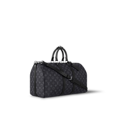 Túi Louis Vuitton Keepall Bandoulière 45 (Black) [Mirror Quality]