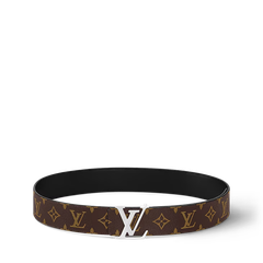 LOUIS VUITTON BELT Initiales Reversible Belt Monogram (Brown)