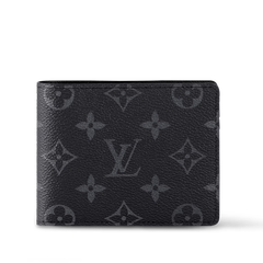 VÍ NGẮN LOUIS VUITION MULTIPLE MONOGRAM (GREY)