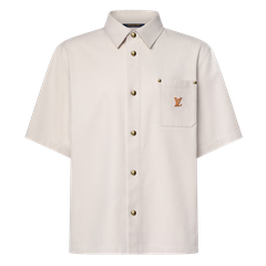 ÁO SƠ MI LOUIS VUITTON SILK COTTON (BEIGE)