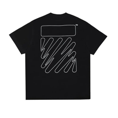 ÁO THUN OFF-WHITE WAVE OUTLINE DIAGONAL (BLACK)