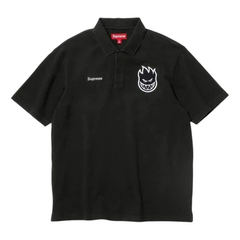 ÁO POLO SUPREME X SPITFIRE SS26 (BLACK)