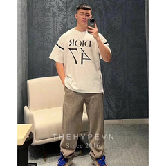 Áo Thun Dior 47 Label SS2024 (White) [Mirror Quality]