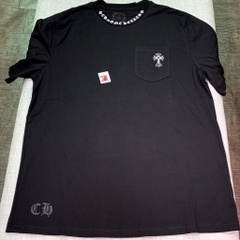 CH TEE- Áo Chrome Hearts Collar Script Cross (black) [Mirror Quality]