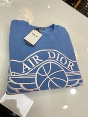 DIOR SWEATER- Áo tay dài Dior x AIr Jordan (Blue Light ) [Mirror Quality]