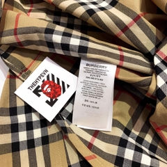Áo Sơ mi tay ngắn Burberry vintage check oversized [Mirror Quality]