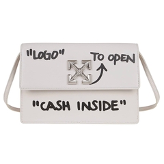 OFF-WHITE BAG - Túi Off White Cash Inside Size 1.0 (White) [Mirror Quality]