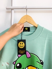 DREW SWEATER - Áo Tay Dài Drew Cartoon Dinosaur (Mint) [Mirror Quality]