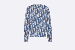 DIOR SWEATER - Áo Dài Tay Dior Oblique Motif (Cream) [Mirror Quality]