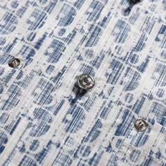 DIOR SHIRT- Áo Sơmi Dior Oblique Over (Blue Denim) [Mirror Quality]