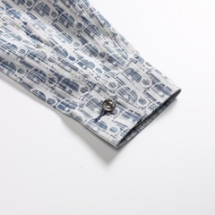 DIOR SHIRT- Áo Sơmi Dior Oblique Over (Blue Denim) [Mirror Quality]