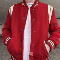 SAINT LAURENT JACKET - Áo khoác SLP Teddy (Red) [Mirror Quality]