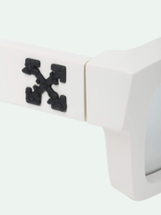 OFF-WHITE GLASSES- Kính Off-white Rectangular acetate-frame (White) [Mirror Quality]