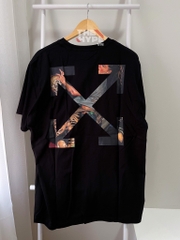 OFF-WHITE TEE - Áo Off-white Met Koningprint (black) [ Mirror Quaility