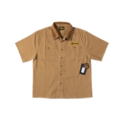 DREW SHIRT - Áo Sơ Mi Drew House Coduroy (Brown) [Mirror Quality]