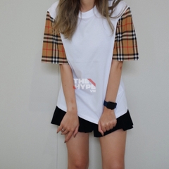 BURBERRY TEE - Áo BBR Serra (White) [Miror Quality]