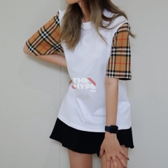 BURBERRY TEE - Áo BBR Serra (White) [Miror Quality]