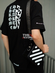 CH TEE- Áo Chrome Hearts Script Dagger (black) [Mirror Quality]