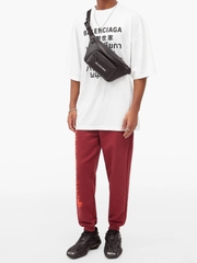 BALENCIAGA TEE - Áo Blcg Language (White) [Mirror Quality]