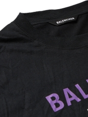 BALENCIAGA TEE - Áo Blcg Language (Black) [Mirror Quality]
