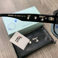 OFF-WHITE GLASSES- Kính Off-white Rectangular Arthur (Black) [Mirror Quality]