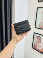 SAINT LAURENT CARD HOLDER - Ví đựng card YSL (Black) [Mirror Quality]