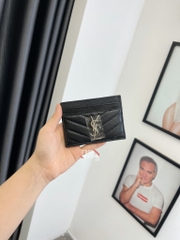 SAINT LAURENT CARD HOLDER - Ví đựng card YSL (Black) [Mirror Quality]