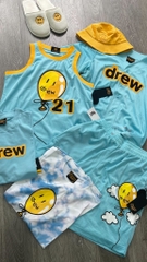 DREW JACKET - Áo khoác Drew Mesh Joy ss Balloon (Blue) [Mirror Quality]