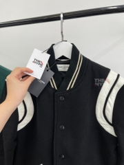 SAINT LAURENT JACKET - Áo khoác SLP Teddy (BLACK) [Mirror Quality]