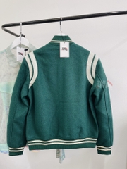 SAINT LAURENT TEDDY JACKET - Áo khoác SLP Teddy Green [Mirror Quality]