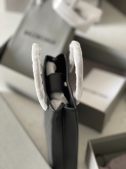 BALENCIAGA BAG - Túi Blcg Shopping Phone Holder (Black) [Mirror Quality]