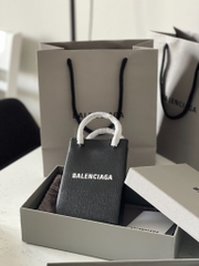 BALENCIAGA BAG - Túi Blcg Shopping Phone Holder (Black) [Mirror Quality]