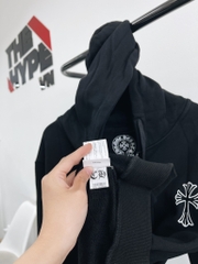 Chrome Hearts Zip Hoodie - Áo Zip Hoodie Chrome Hearts ( Black )