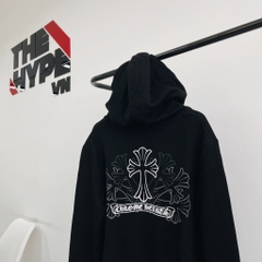 Chrome Hearts Zip Hoodie - Áo Zip Hoodie Chrome Hearts ( Black )