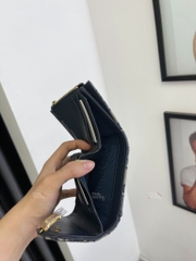 DIOR WALLET - Ví Dior Saddle Lotus Oblique Jacquard (Blue) [Mirror Quality]