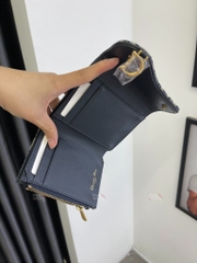DIOR WALLET - Ví Dior Saddle Lotus Oblique Jacquard (Blue) [Mirror Quality]