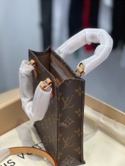 LOUIS VUITTON BAG - Túi LV Petit Sac Plat (Brown) [Mirror Quality]