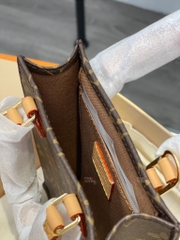 LOUIS VUITTON BAG - Túi LV Petit Sac Plat (Brown) [Mirror Quality]