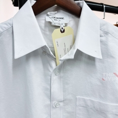 THOM BROWNE SHIRT - Áo sơ mi Thom Browne Grosgrain Oxford (Sọc tay ngắn) [Mirror Quality]