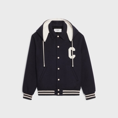 CELINE TEDDY JACKET - Áo Khoác Celine Double-Faced Cashmere (Black) [Mirror Quality]