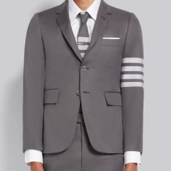 THOM BROWNE BLAZER - Áo BLAZER TB 4 Bar (Grey) [Mirror quality]