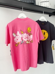 DREW TEE - Áo Drew House Doodle Joy ss Tee (Hot Pink) [Mirror Quality]