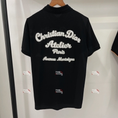 DIOR POLO - Áo Có Cổ DIOR CHRISTIAN DIOR ATELIER (Black) [Mirror quality]