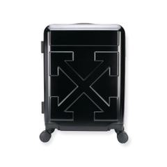 Vali Off-White Quote Luggage (Black) [ Mirror Quaility ]