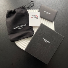Ví Ngắn YSL Small ENVELOPE CHAIN EMBOSSED ( Black) [Mirror Quality]