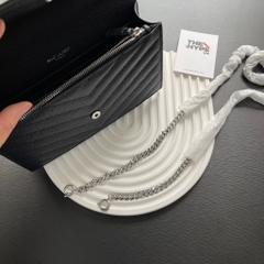 SAINT LAURENT CROSSBODY BAG - Túi YSL ENVELOPE CHAIN EMBOSSED ( Black) - [Mirror Quality]ví