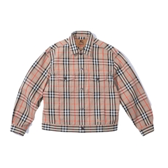 SUPREME JACKET- Áo Khoác Supreme Collab BBR Stripe (Brown) [Mirror Quality]