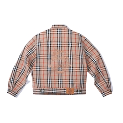 SUPREME JACKET- Áo Khoác Supreme Collab BBR Stripe (Brown) [Mirror Quality]